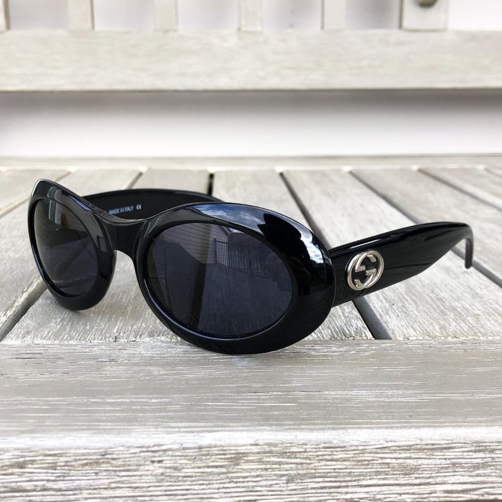Gucci Black Vintage Sunglasses
